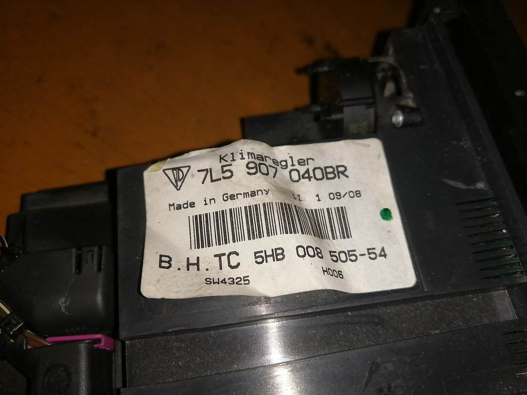 климат-контроль Porsche Cayenne