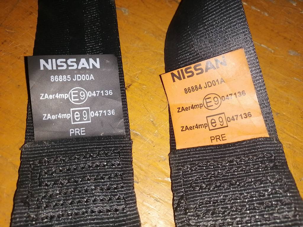ремень безопасности Nissan Dualis