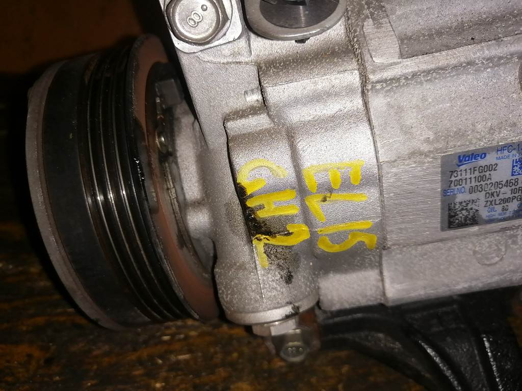 компрессор кондиционера Subaru Impreza