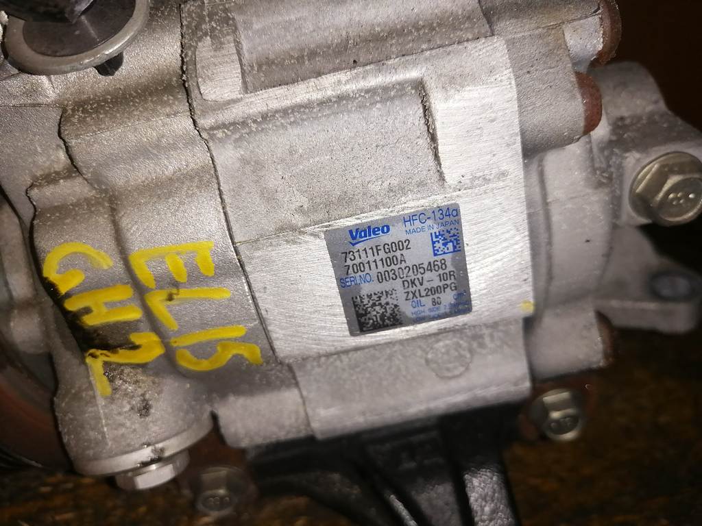 компрессор кондиционера Subaru Impreza