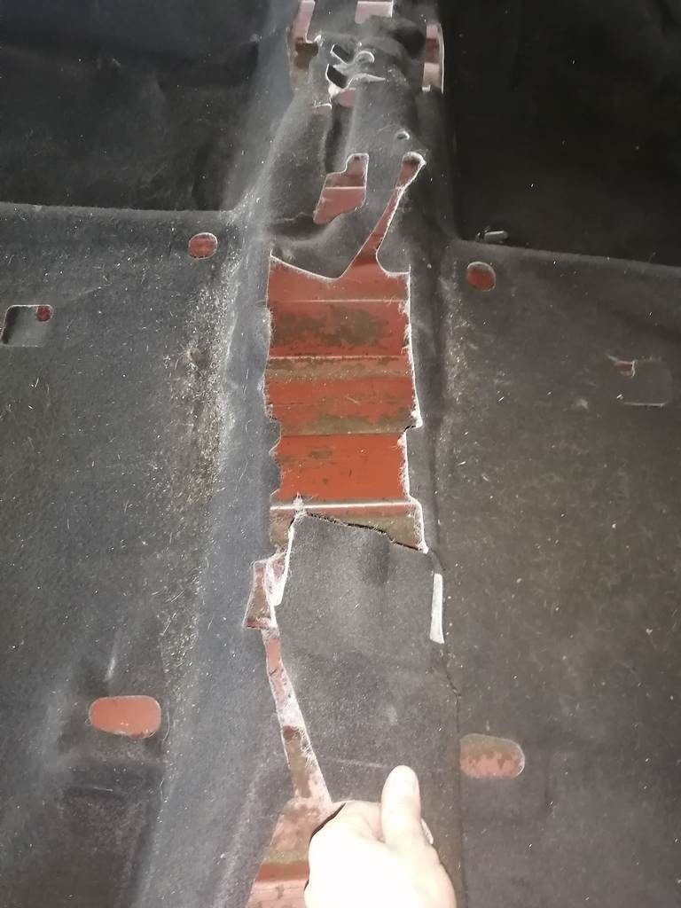 ковер салона Nissan Leaf