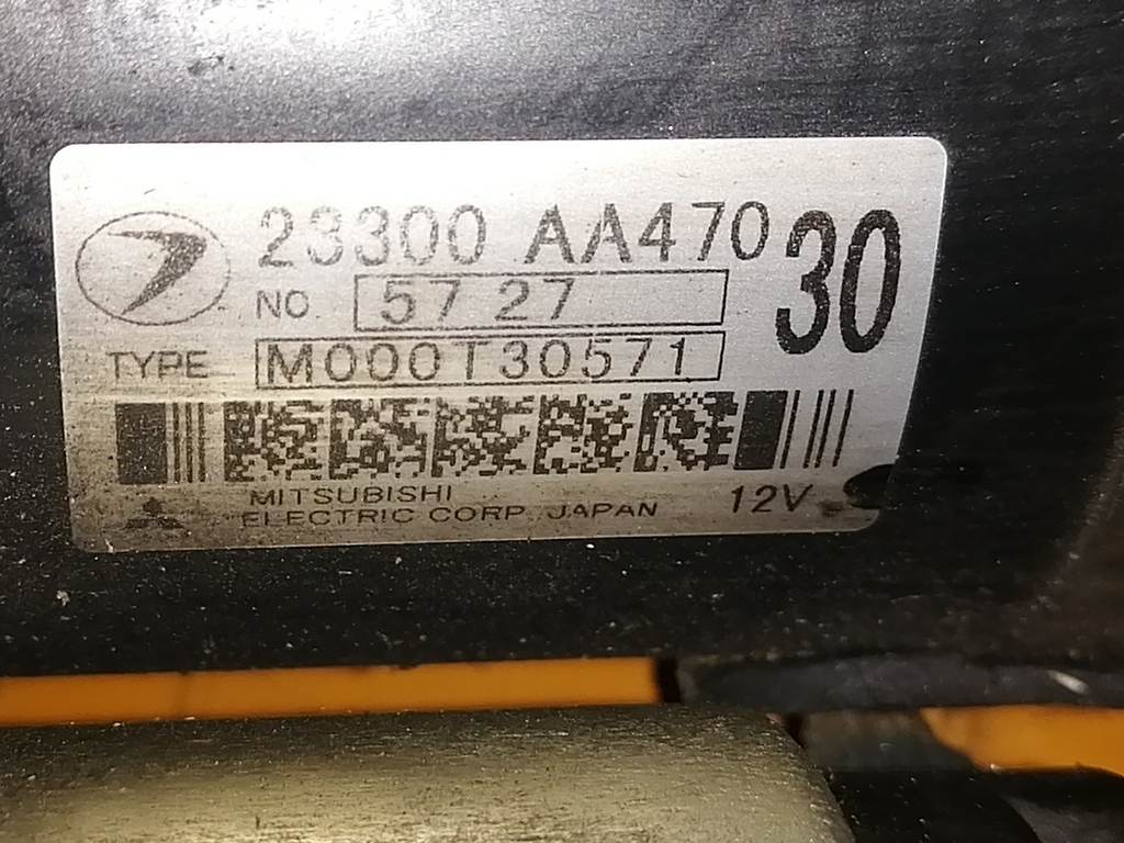 стартер Subaru Impreza