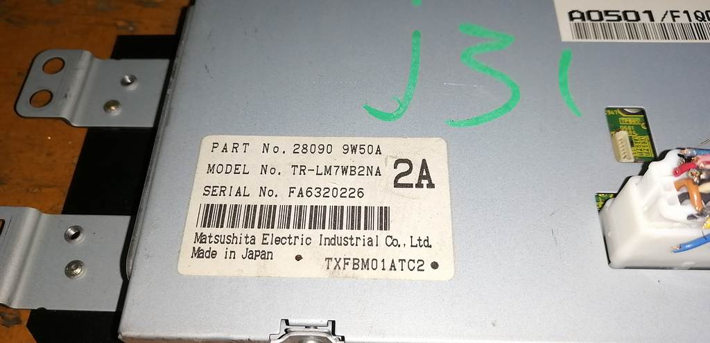 монитор Nissan Teana