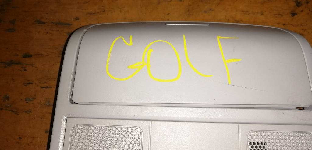 плафон салонный Volkswagen Golf