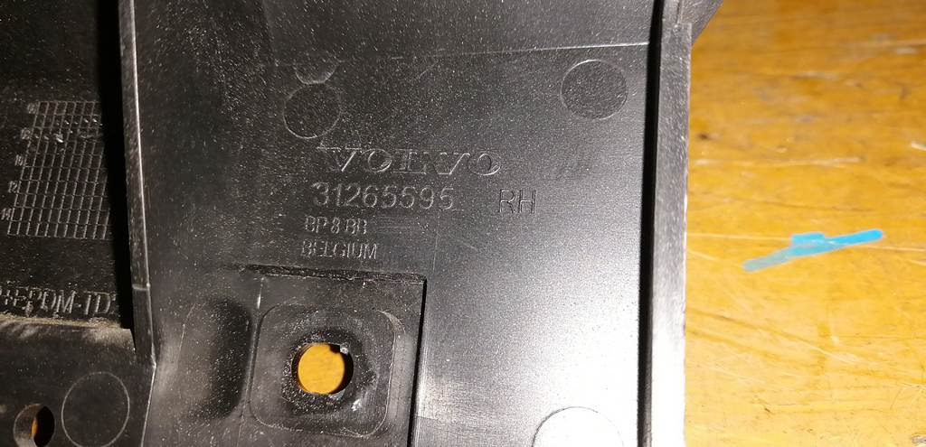 крепеж бампера Volvo S40