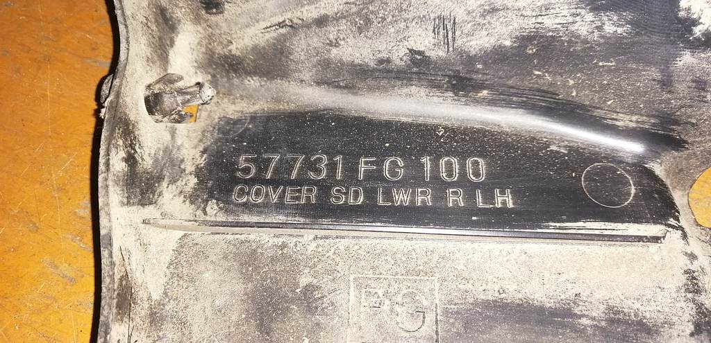 подкрылок Subaru Impreza