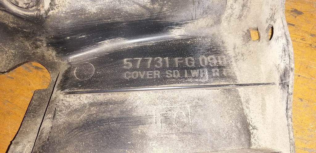 подкрылок Subaru Impreza