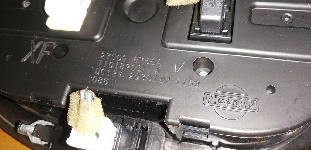 климат-контроль Nissan Note