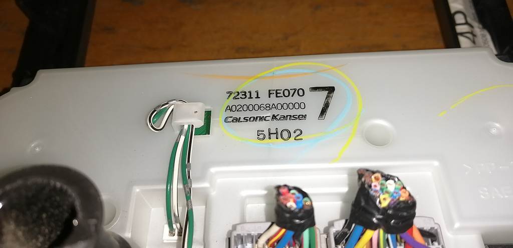 климат-контроль Subaru Impreza