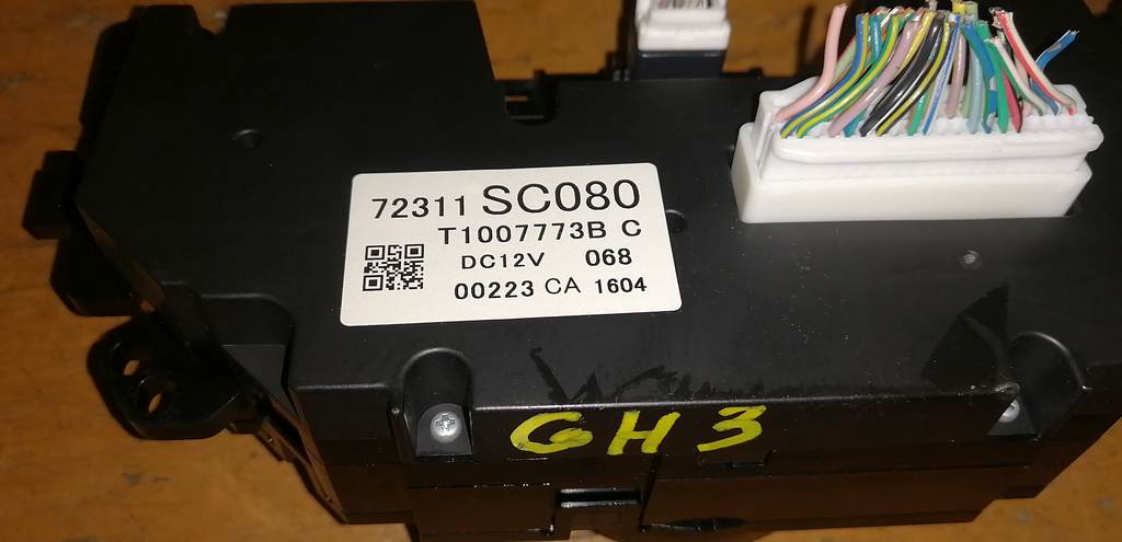 климат-контроль Subaru Impreza