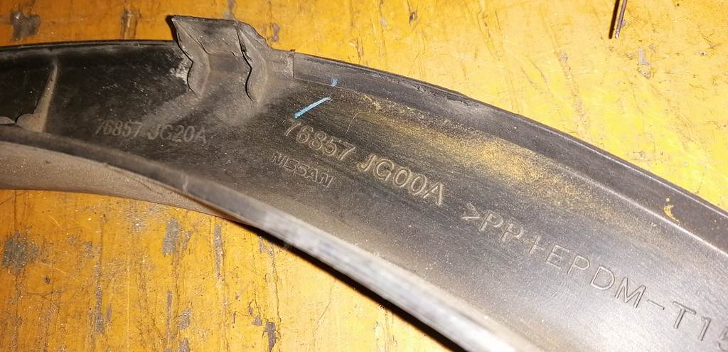 накладка на крыло Nissan X-Trail