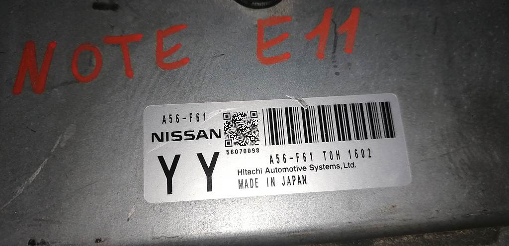 блок управления двс Nissan Note