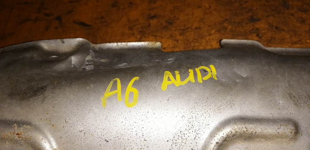 защита выпускного коллектора Audi A6