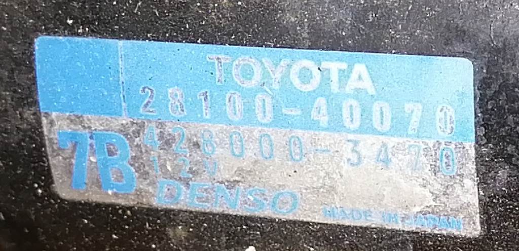 стартер Toyota Vitz