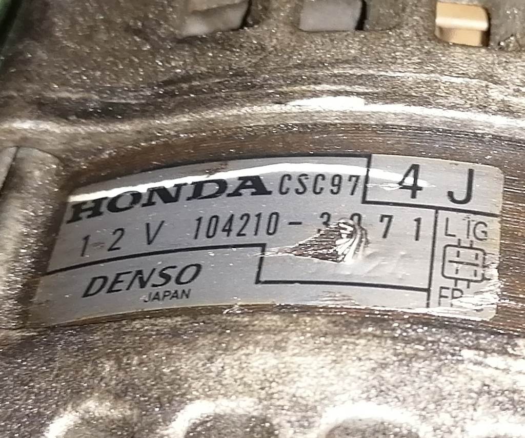 генератор Honda Elysion
