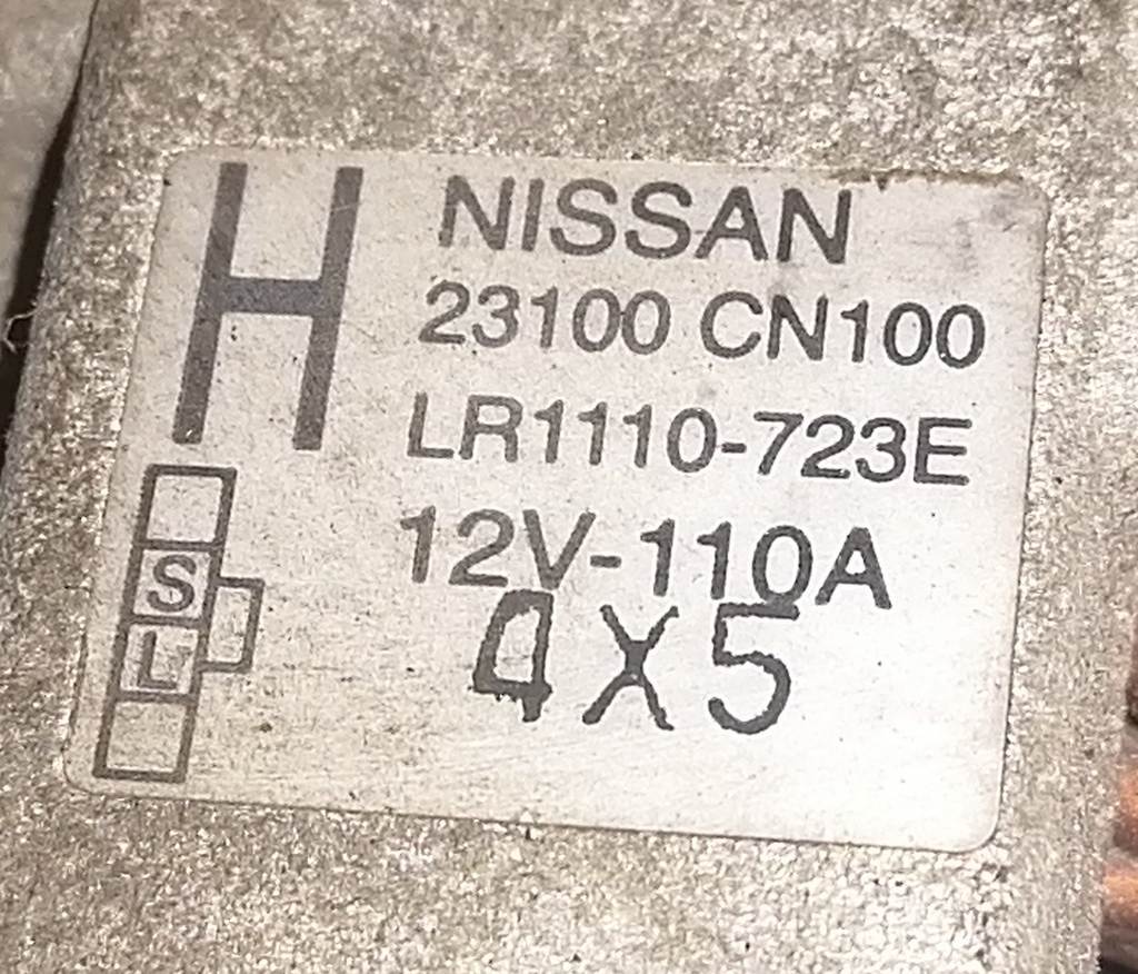 генератор Nissan Teana